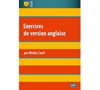 Exercices de version anglaise