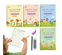 Exercices d'écriture manuscrite croached pour - livres d'affaires pour 3-5 ans | Livre magique enfant et ces exercices écrivent r tout-petits, activités d'apprentissage préscolaire