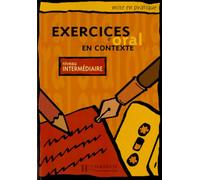 Exercices d'oral en contexte : Niveau intermédiaire (Livre de l'élève)