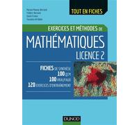 Exercices et méthodes de mathématiques Licence 2 - Myriam Maumy-Bertrand - Dunod - broché - Scolaire / Universitaire