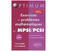 Exercices Et Problèmes Mathématiques En Mpsi/Pcsi 1re Année