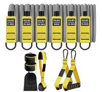 Exercise Band, Strength Band, Heavy Duty Strap Equipment with Portable Stretching Tool, Reliable Training Gear for Gym Home Pilates Outdoor Strength Muscle Recovery Workouts