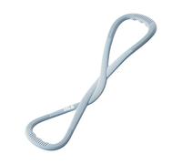 Exercise Bands - Figure 8 Resistance Training Rope, Elastic Sculpting Tubes with Padded Foam Handles, Fitness Expander, Yoga Pilates Strength Tool, Arm Shoulder Back Muscle Toner for Full Body Workout