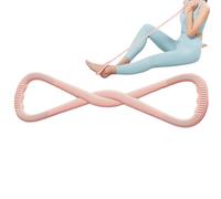 Exercise Bands - Figure 8 Resistance Training Rope, Elastic Sculpting Tubes with Padded Foam Handles, Fitness Expander, Yoga Pilates Strength Tool, Arm Shoulder Back Muscle Toner for Full Body Workout