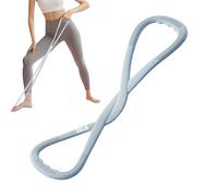 Exercise Bands - Figure 8 Resistance Training Rope, Elastic Sculpting Tubes with Padded Foam Handles, Fitness Expander, Yoga Pilates Strength Tool, Arm Shoulder Back Muscle Toner for Full Body Workout
