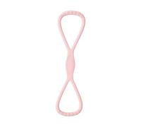 Exercise Bands, Figure 8, Silicone Fitness Pull Rope, Stretching Yoga Resistance Tool 17.72 Inches for Muscle Training, Back and Shoulder Recovery, Sports Routine, Home Workouts, Beginner, Travel Gear
