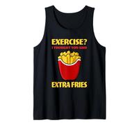 Exercise? I Thought You Said Extra Fries Amateur de Restauration Rapide Débardeur