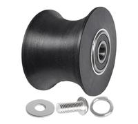 Exercise Machine Wheel - Elliptical Replacement Wheels for Indoor Fitness | Aluminum Polyurethane with Quiet Smooth Bearing, Pre Assembled Durable Rollers, Gym Apartment Training Parts S L Sizes