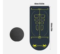 Exercise Mat - Thick Non-slip Cushion - Exercise Equipment Yoga Floor Mats | Thick Long Ab Roller Wheel Cushion | Exercises Equipment Mat For Knee Abdominal Floor Pilates Skipping Home Gym Equipments
