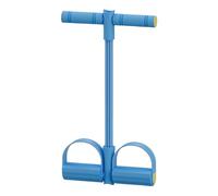 Exercise Resistance Band - Foot Pedal Resistance Band | Sit-up Workout Elastic Full Body Trainer | 4-Tube Pedal Resistances Rope with Handle for Gym Home Dorm Travel Business Trip Hotel