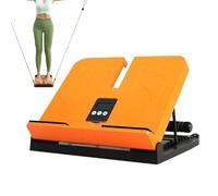 Exercise Slant Boards, 6 Levels Adjustable Portable Wedge with Timer and Pull Rope, Squats Slant Board for Workout Fitness Yoga Work Gym Offices Travel Indoor Leg Exercises