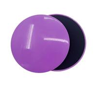 Exercise Slide Plates - Body Movement Sliders for Floor Workouts | Lightweight PVC with Cushioned Grip Top, Smooth Glide Bottom for Wood Laminate Rugs, Full Body Conditioning Fitness Accessory 6.69 in