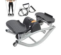 Exercise Stepper Machine, Small Twist Exerciser, Rock Stair Workout, Motion Resistance Design for Core Upper Lower Body Women Senior Living Room Bedroom Balcony Indoor Outdoor Office Fitness Equipment