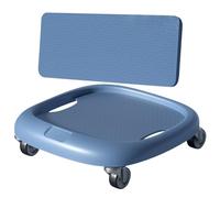 Exercise Wheel with Mat, 360° Rotating ABS Abdominal Wheel Board, Waist and Core Strength Trainer for Women, Home Gym Fitness Tool, Wheels 28x8.5cm, Pad 33x16.5x0.9cm, 620g