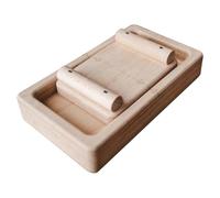 Exerciseur de doigts en bois : planche de force de compétition pour doigts et poignets, jouet interactif d'entraînement avec poignée manuelle | Entraîneur en bois pour pouvoir de préhension, axe