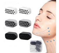 Exerciseur de la Mâchoire, 6 pièces Jaw Exerciser Muscler Muscler Machoire pour exercices muscles faciaux hommes et femmes Jawline Trainer