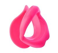 Exerciseur de lèvres en silicone et entraîneur musculaire facial, civière bouche pour le levage, le resserrement et les séances d'entraînement/roses