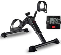 Exerciseur De Pédale Exerciseur De Pédale De Vélo, Exerciseur De Pédale Pliant Stationnaire pour L’entraînement des Jambes du Bras, Exerciseur De Pédale De Vélo sous Le Bureau avec écran LC
