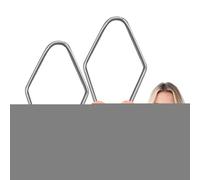 Exerciseur de sourire en acier inoxydable antirouille facile à nettoyer - Fournitures d'hôtesse de l'air pour dormir, travailler, lire, étudier, taper