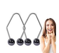 Exerciseur de sourire - Exerciseur musculaire du visage pour un beau sourire creux - Fournitures d'hôtesse de l'air pour dormir, travailler, lire, étudier, taper