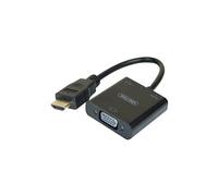 exertis Connect - Adaptateur vidéo - HDMI mâle pour HD-15 (VGA) femelle - 15 cm - support 1080p