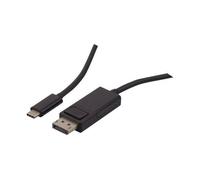 exertis Connect - Câble adaptateur - 24 pin USB-C (M) pour DisplayPort (F) - USB 3.1 Gen 1 / DisplayPort 1.2 - 1 m - support pour 4K60Hz (3840 x