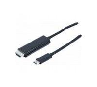 exertis Connect - Câble adaptateur - 24 pin USB-C mâle pour HDMI mâle - 1.8 m - noir - support pour 4K60Hz (3840 x 2160)