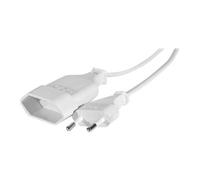 exertis Connect - Câble d'alimentation - Europlug (M) pour Europlug (F) - 1.8 m - blanc