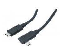 exertis Connect - Câble USB - 24 pin USB-C (M) pour 24 pin USB-C (M) incliné - USB 3.1 Gen 2 - 10 m - Active Optical Cable (AOC), SuperSpeed+ 10 Gbps