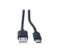 exertis Connect - Câble USB - USB (M) pour 24 pin USB-C (M) - USB 2.0 - 3 A - 3 m - noir