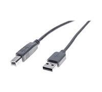 exertis Connect - Câble USB - USB (M) pour USB type B (M) - USB 2.0 - 1 m - gris