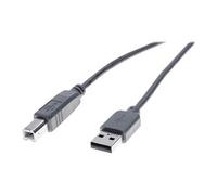 exertis Connect - Câble USB - USB (M) pour USB type B (M) - USB 2.0 - 3 m - gris