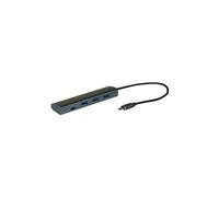 exertis Connect - Concentrateur (hub) - 3 x SuperSpeed USB 3.0 + 1 x USB-C - de bureau