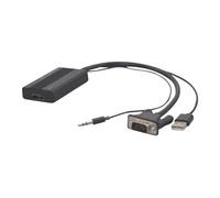 exertis Connect - Convertisseur vidéo - VGA - HDMI - noir