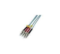 Exertis Connect - Cordon de raccordement - LC/UPC multimode (M) pour LC/UPC multimode (M) - 1 m - 2 mm - fibre optique - duplex - 50 / 125 microns -