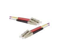 exertis Connect - Cordon de raccordement - LC/UPC multimode (M) pour LC/UPC multimode (M) - 10 m - 2 mm - fibre optique - duplex - 50 / 125 microns -