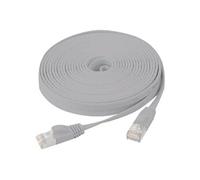 exertis Connect - Cordon de raccordement - RJ-45 (M) pour RJ-45 (M) - 10 m - U / FTP (Paire torsadée blindée) - CAT 6 - intérieur, sans crochet, plat