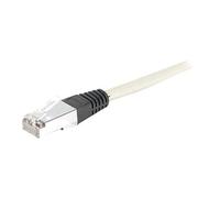 exertis Connect - Cordon de raccordement - RJ-45 (M) pour RJ-45 (M) - 20 m - S/FTP - CAT 6 - démarré, sans halogène - gris