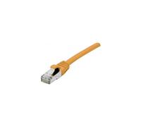 exertis Connect - Cordon de raccordement - RJ-45 (M) pour RJ-45 (M) - 30 cm - SFTP, PiMF - CAT 6a - démarré, sans halogène, sans crochet - orange