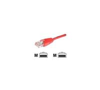 Cordon RJ45 catégorie 6 U/UTP rouge - 5 m
