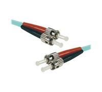 exertis Connect - Cordon de raccordement - ST/UPC multimode (M) pour ST/UPC multimode (M) - 1 m - 2 mm - fibre optique - duplex - 50 / 125 microns -