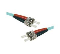 exertis Connect - Cordon de raccordement - ST/UPC multimode (M) pour ST/UPC multimode (M) - 10 m - 2 mm - fibre optique - duplex - 50 / 125 microns -