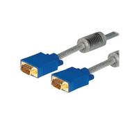 exertis Connect GOLD - Câble VGA - HD-15 (VGA) (M) pour HD-15 (VGA) (M) - 7 m - moulé, vis moletées