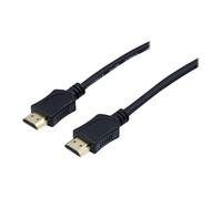 exertis Connect - High speed - câble HDMI avec Ethernet - HDMI mâle pour HDMI mâle - 2 m - noir - support 4K30Hz (3840 x 2160)