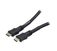 exertis Connect - High speed - câble HDMI avec Ethernet - HDMI mâle pour HDMI mâle - 30 m - noir - support pour 4K60Hz