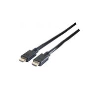 exertis Connect - High speed - câble HDMI avec Ethernet - HDMI mâle pour HDMI mâle - 7.5 m - noir - support 4K, support pour 4K30Hz