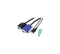 exertis Connect - Kit de câbles clavier / vidéo / souris (KVM) - 3 m
