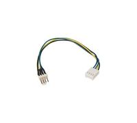 exertis Connect - Rallonge de câble d'alimentation de ventilateur - connecteur de ventilateur à 4 broches (F) pour connecteur de ventilateur à 4 broches (M) - 45 cm