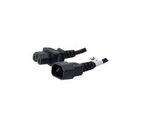 Rallonge secteur C14 / C15 noire - 3 m
