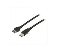 exertis Connect - Rallonge de câble USB - USB type A (F) pour USB type A (M) - USB 3.0 - 3 m - noir